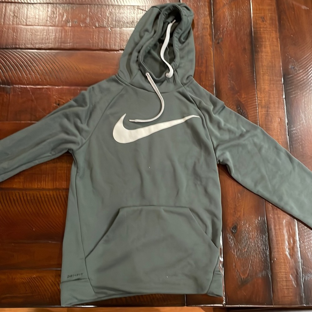 Green Nike sweatshirt